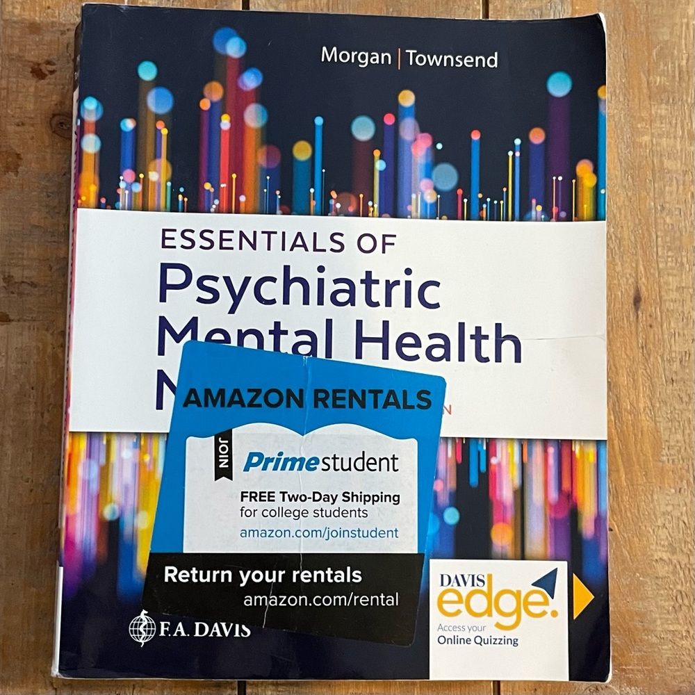 Psychiatric Mental Health Nursing Textbook 8th edition ISBN: 978-0803676787